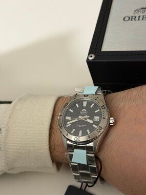 Orient Automatic Diver Black Dial Steel Bracelet - New in Box